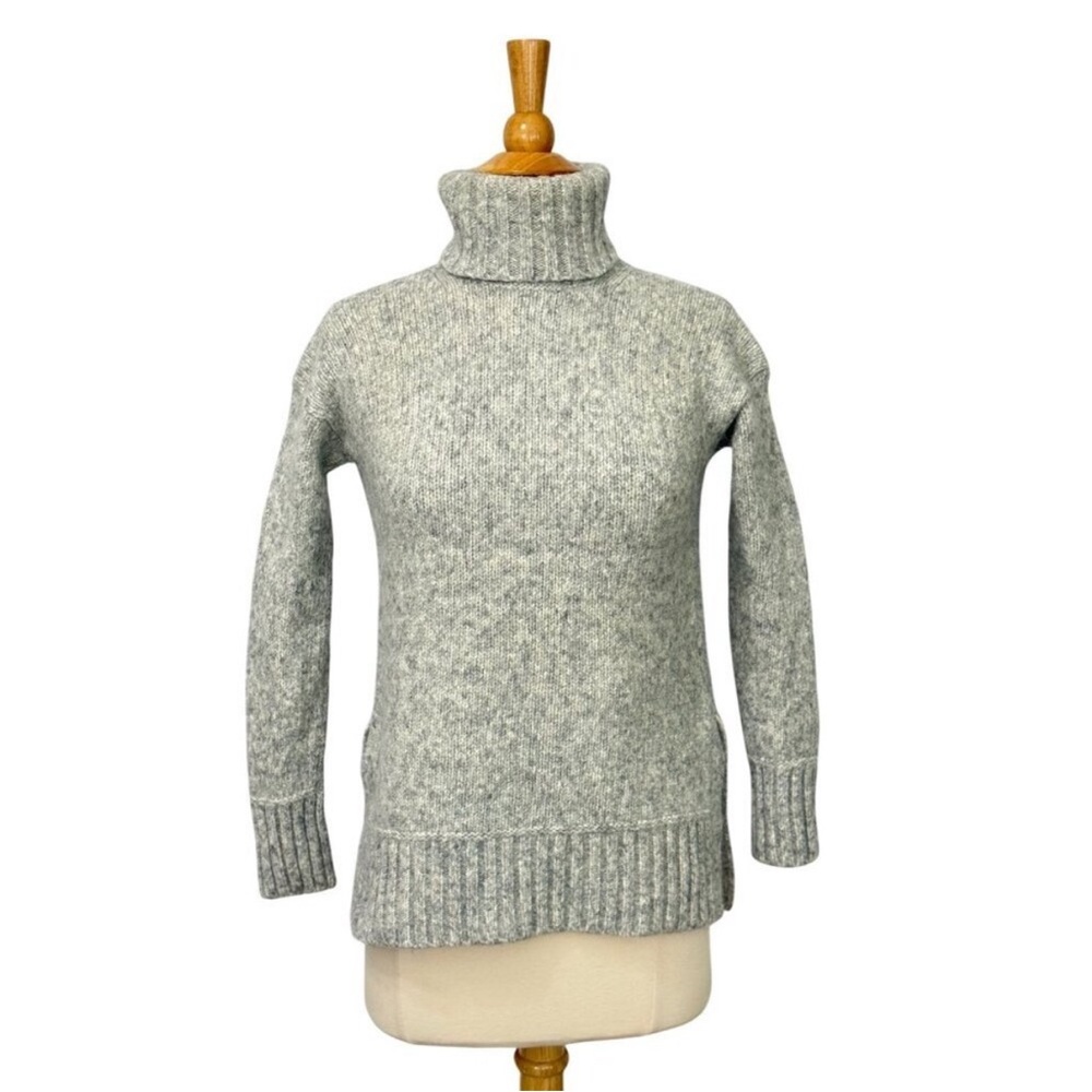 Everlane Gray Cowl Neck Sweater - alpaca blend wool